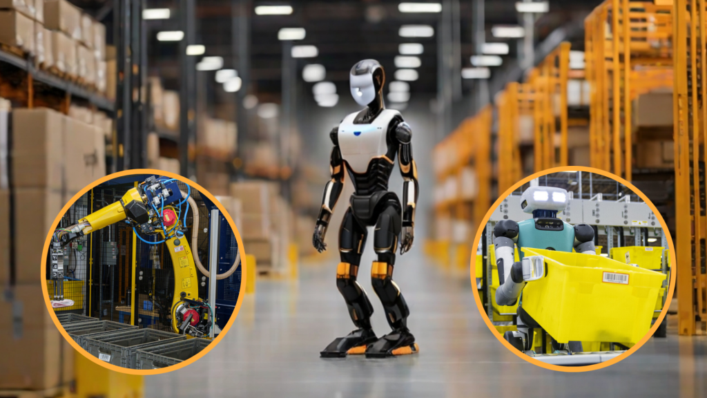 El ejército de metal de Amazon: un millón de robots y la era de la IA física