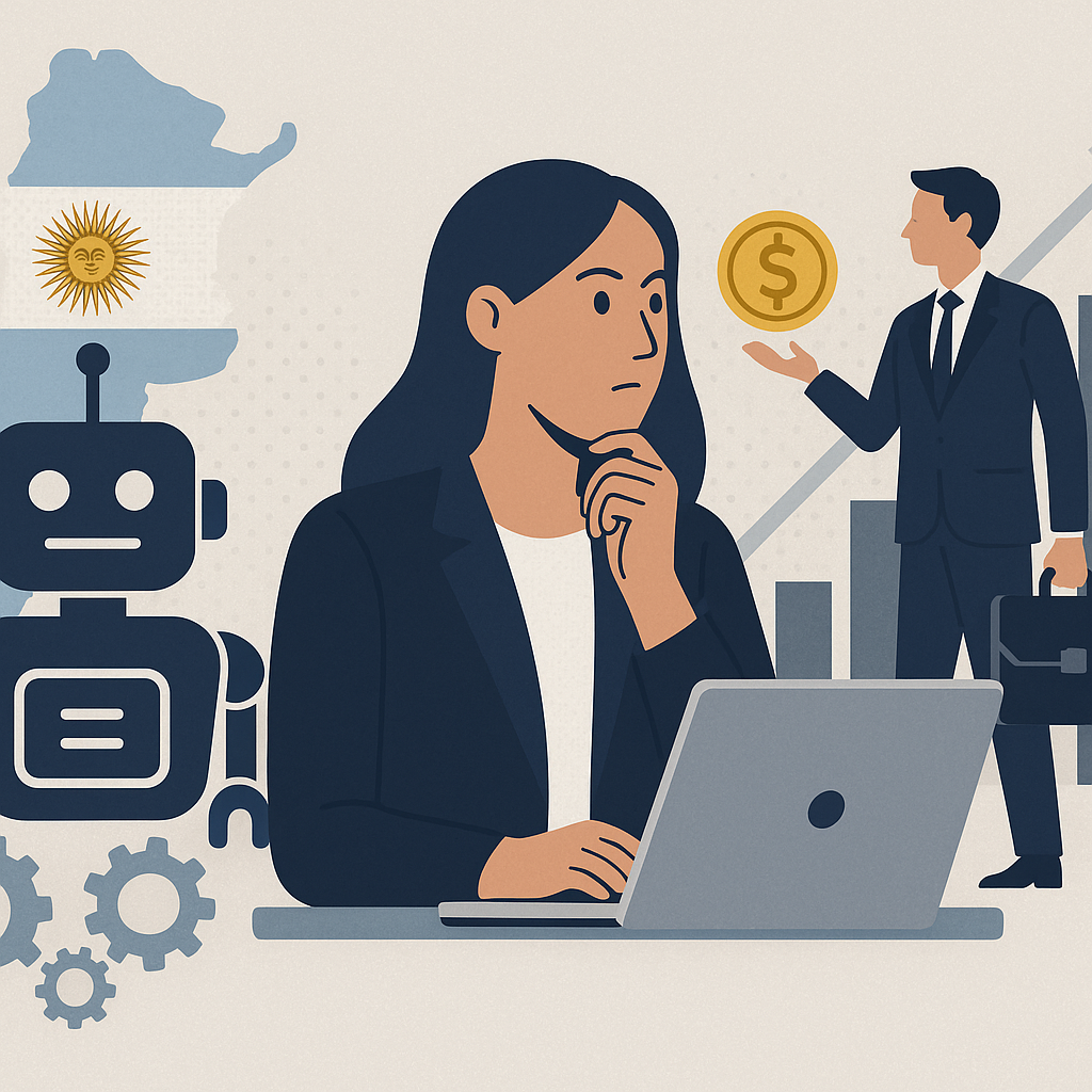El impacto de la inteligencia artificial en el empleo y la inversión en Argentina hacia 2026